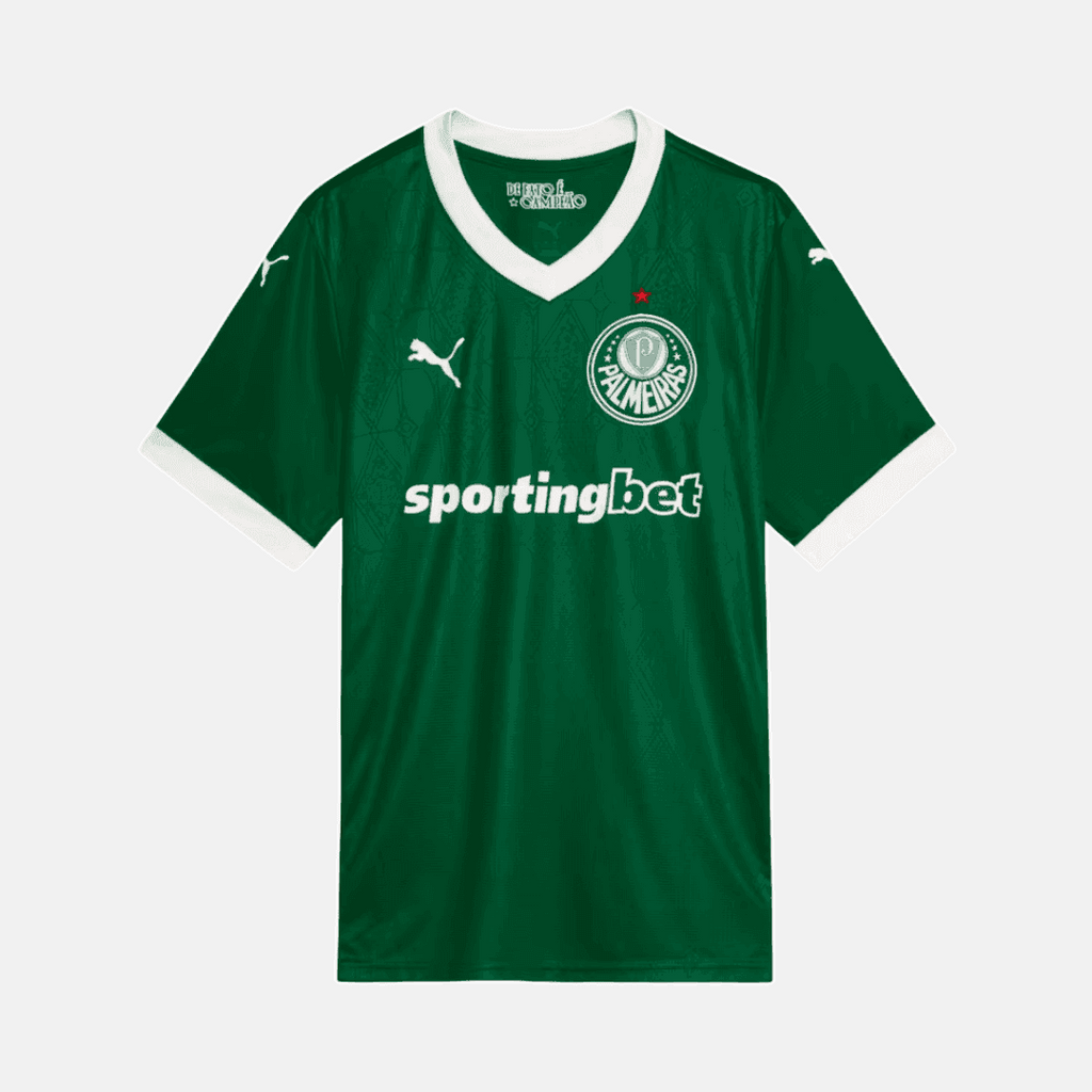 Camisa Puma Palmeiras 2025/26 I - Piquerez N° 22