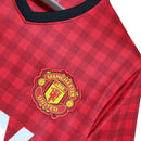 Camisa Manchester United Retrô 2012/2013 Vermelha Xadrez - Nike